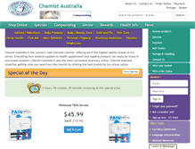 Tablet Screenshot of chemistaustralia.com.au